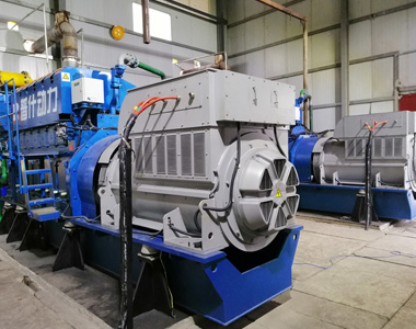 丰都甘泰沼气发电项目配乐竞平台,乐竞(中国)一站式服务平台
2台850KW/10.5KV6极高压发电机