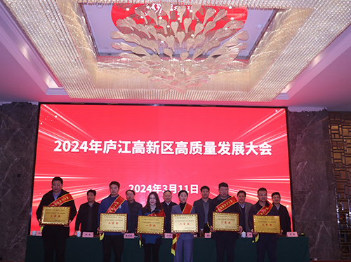 【喜报】乐竞平台,乐竞(中国)一站式服务平台
电气荣获2023年庐江高新区企业高质量发展一等奖！